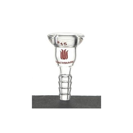 Synthware ADAPTER, #15 O-RING JOINT TO SERRATED HOSE CONNECTION, 16mm. M131605